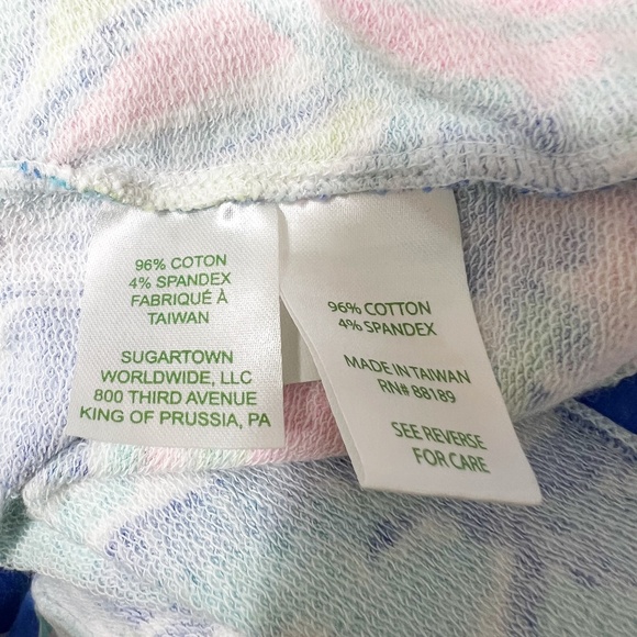 Lilly Pulitzer Skipper Popover UPF 50+ Casa Del Sol Blue Pink Print Sweater XS - Picture 3 of 4